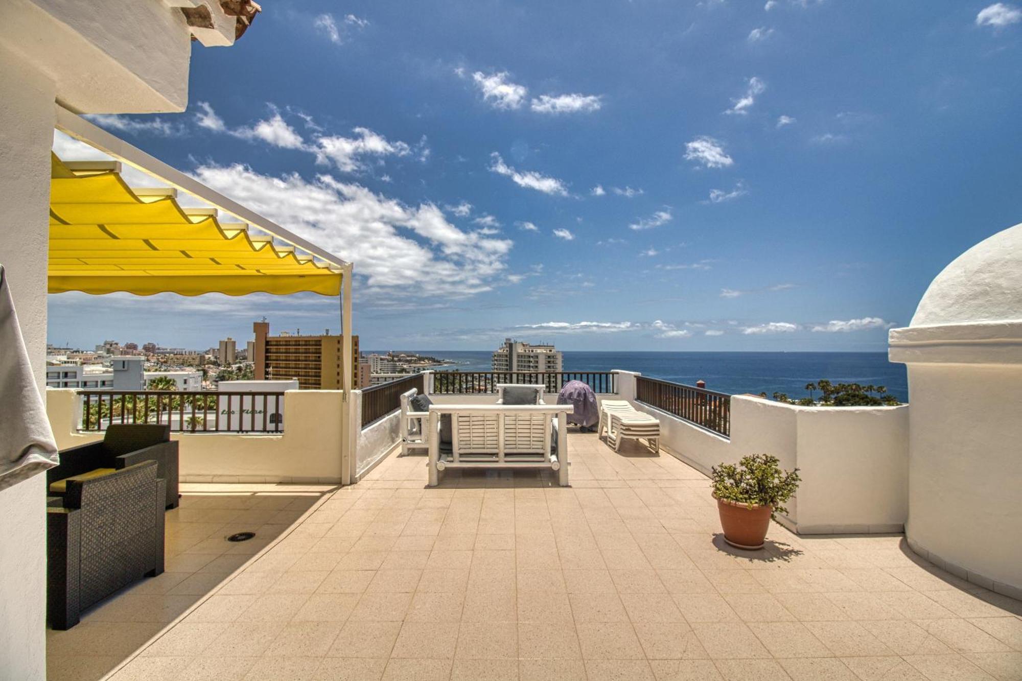 Penthouse Sea View Jacuzzy Terrace & Pool Apartment Playa Feñabe Exterior foto