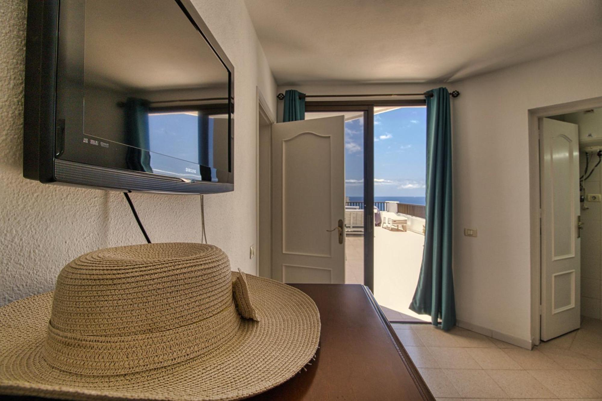 Penthouse Sea View Jacuzzy Terrace & Pool Apartment Playa Feñabe Exterior foto