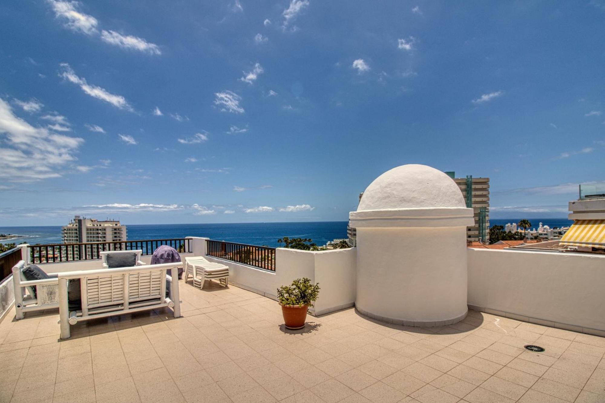 Penthouse Sea View Jacuzzy Terrace & Pool Apartment Playa Feñabe Exterior foto