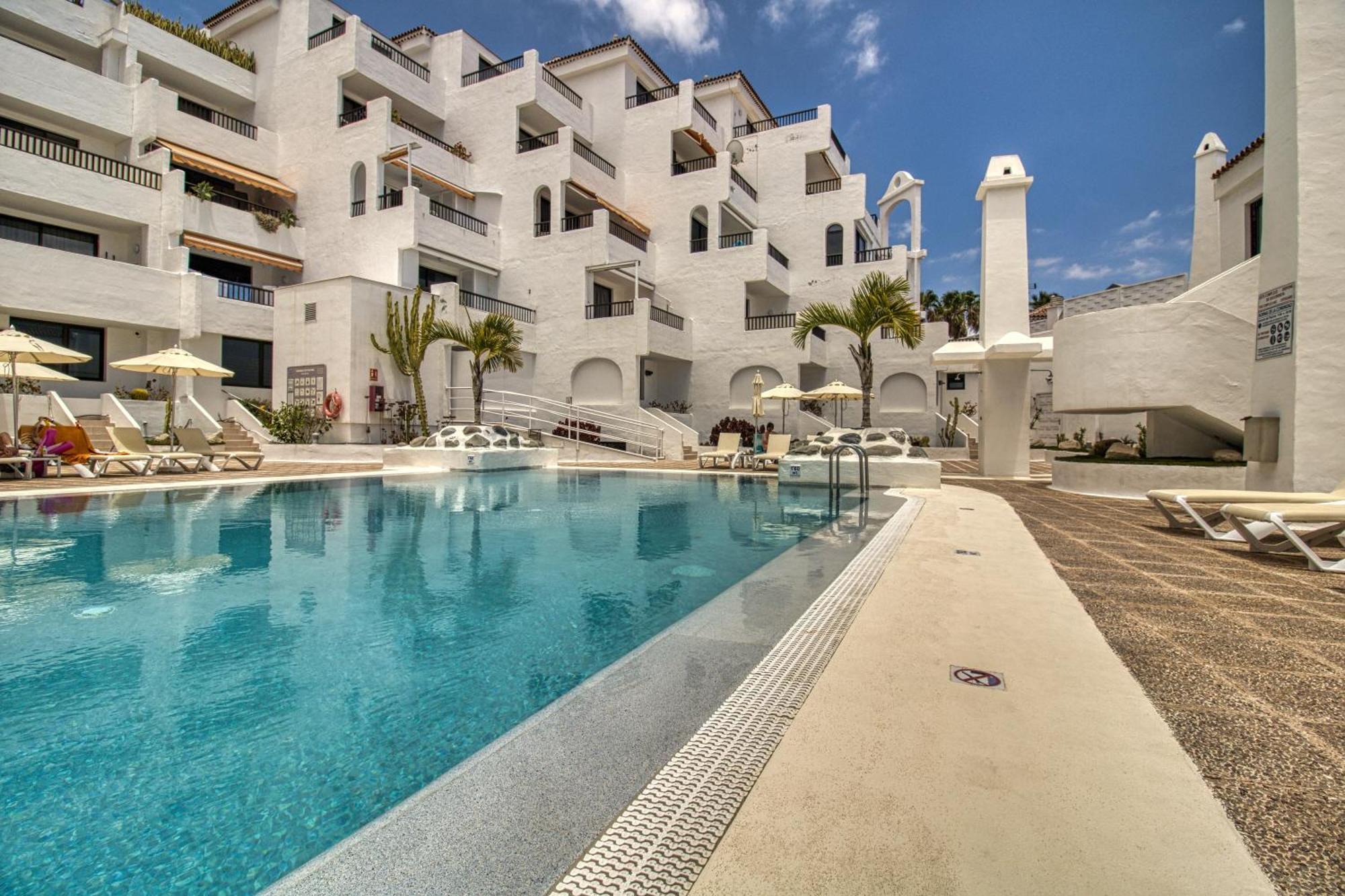 Penthouse Sea View Jacuzzy Terrace & Pool Apartment Playa Feñabe Exterior foto