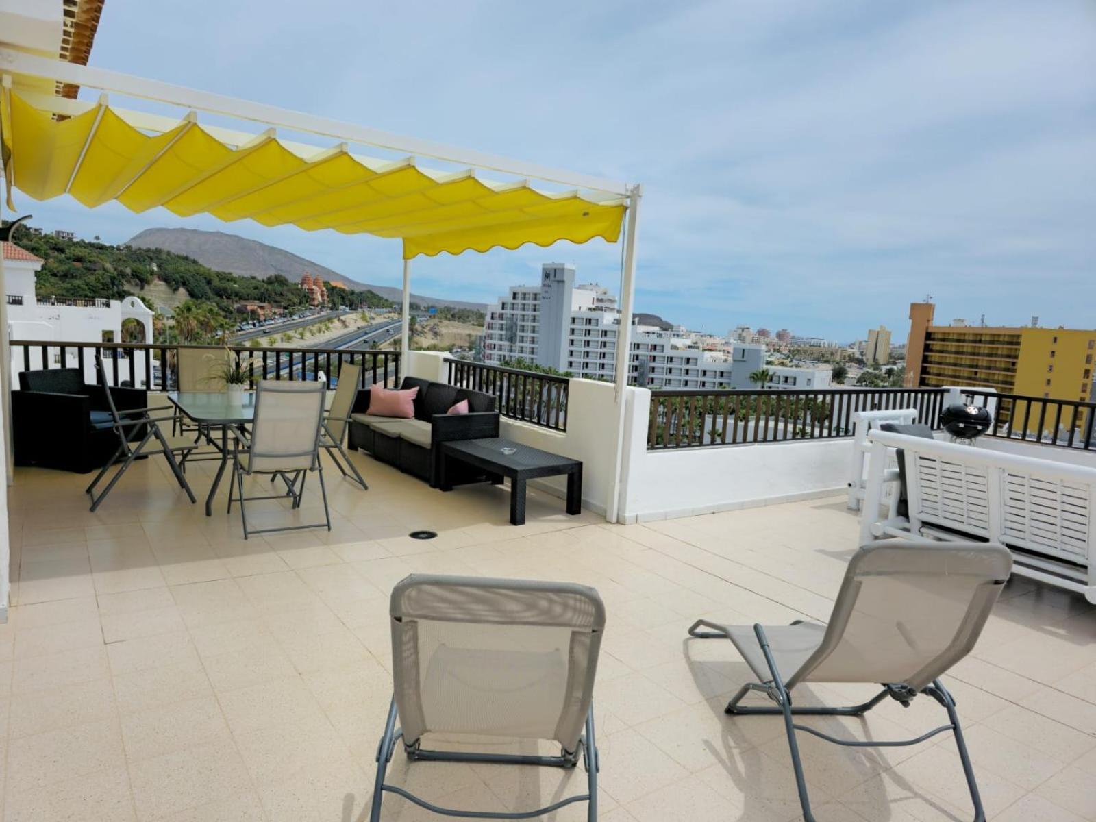 Penthouse Sea View Jacuzzy Terrace & Pool Apartment Playa Feñabe Exterior foto