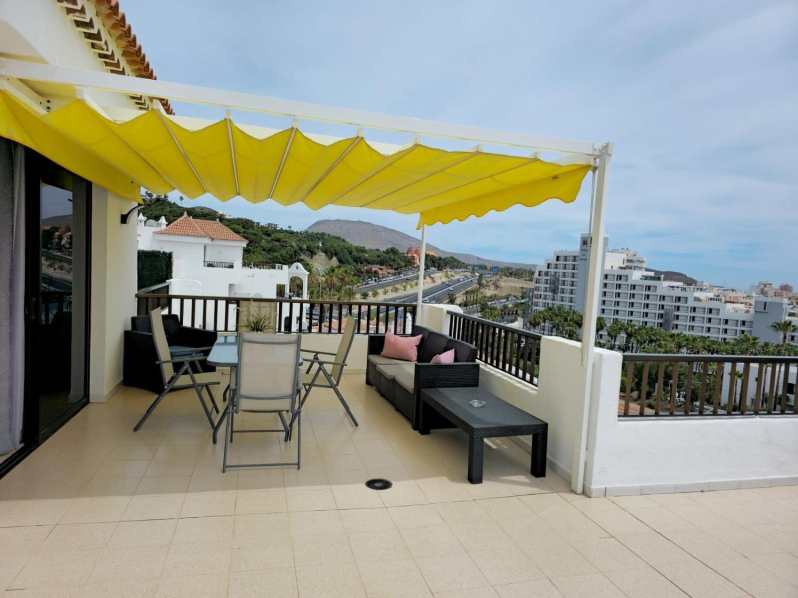 Penthouse Sea View Jacuzzy Terrace & Pool Apartment Playa Feñabe Exterior foto
